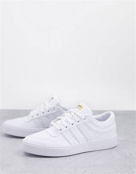 adidas Originals Bryony trainers in triple white 